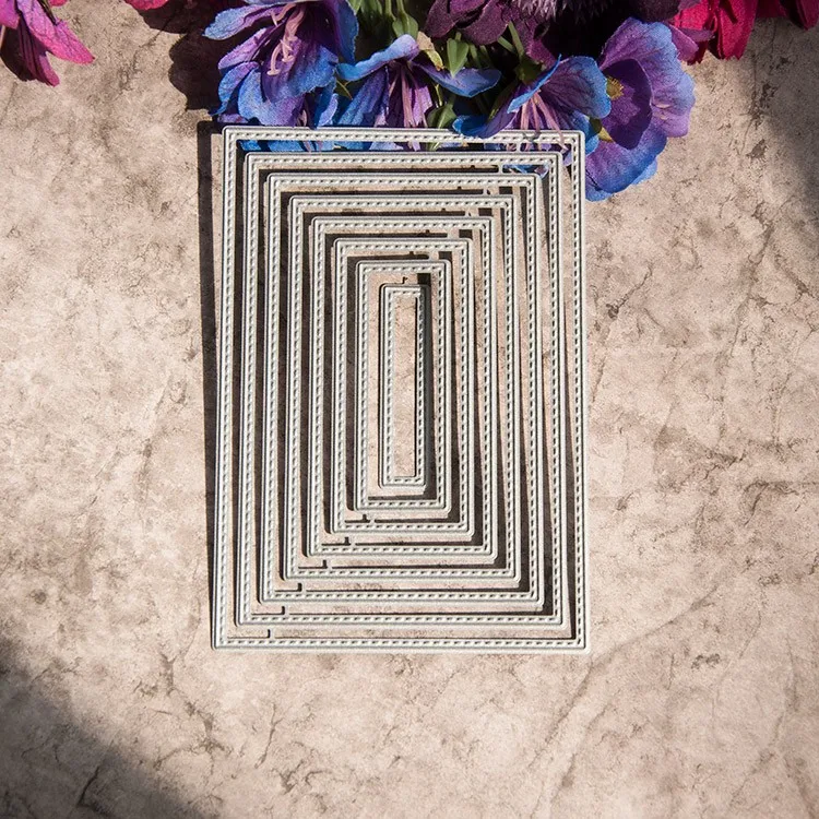 Metal square frame cutting dies stencils for DIY Scrapbooking photo album Decorative Embossing DIY Paper Cards
Metal square frame cutting dies stencils for DIY Scrapbooking photo album Decorative Embossing DIY Paper Cards