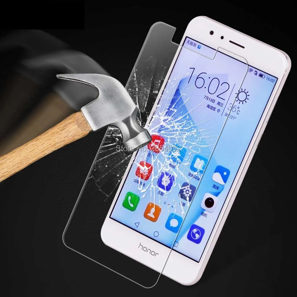 2 шт Honor 8 закаленное стекло для Huawei протектор экрана HD Защитная тонкая пленка