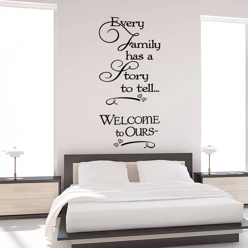 Wall Sticker Every Family Has A Story Welcome Vinyl Wall Decal 8429 Home Decor Mural Home decoration
Wall Sticker Every Family Has A Story Welcome Vinyl Wall Decal 8429 Home Decor Mural Home decoration