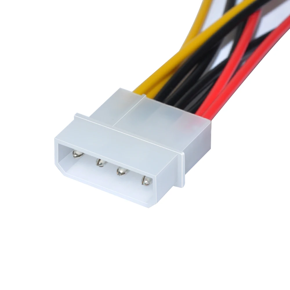 Кабель питания DeepFox SATA сплиттер Molex 4-контактный серийный ATA 15-контактный x 2