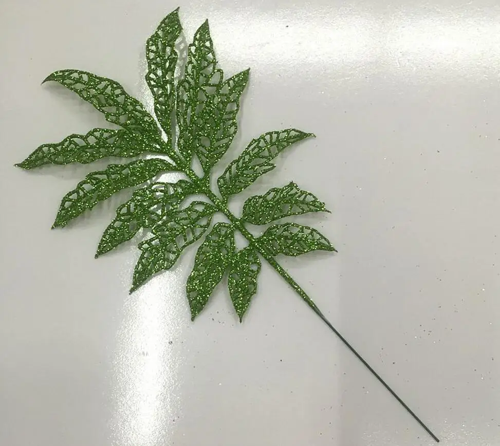 20pcs 27cm Glitter Powder Leaf Branch For Flower Arrangement Accessories Christmas Party Home Wedding Garden Decoration
20pcs 27cm Glitter Powder Leaf Branch For Flower Arrangement Accessories Christmas Party Home Wedding Garden Decoration