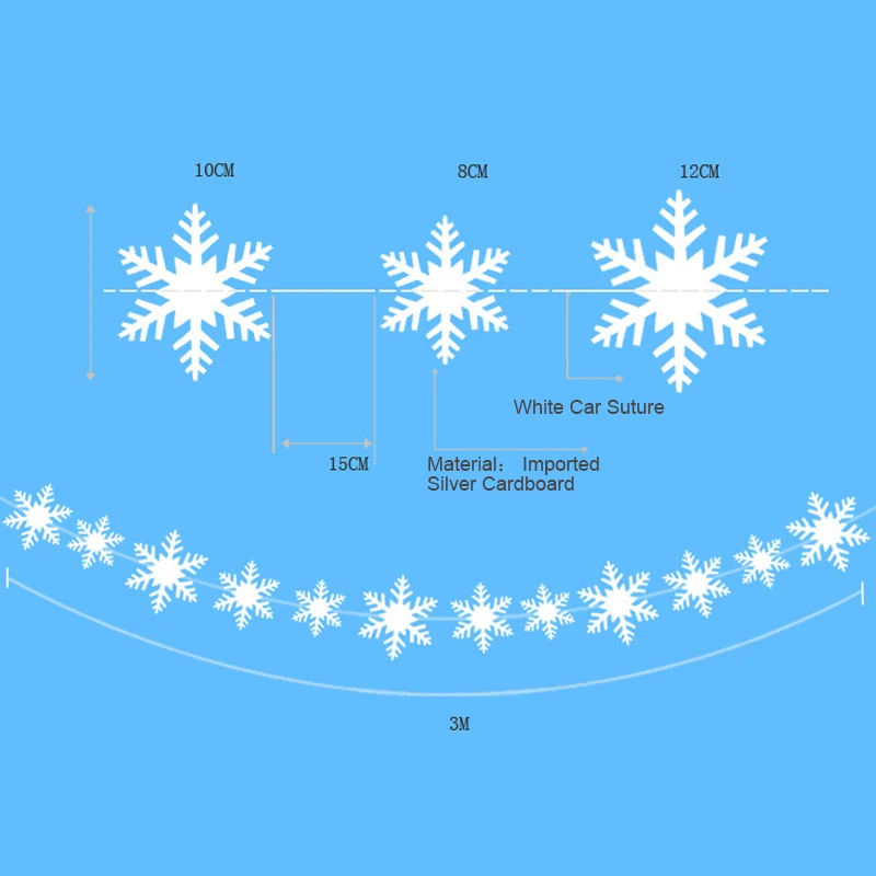 1pcsChristmas Party Snowflake Ornaments 3D Stereo Decoration 3M Snowflake Wedding Festival Flower Decoration New Year Decoration
1pcsChristmas Party Snowflake Ornaments 3D Stereo Decoration 3M Snowflake Wedding Festival Flower Decoration New Year Decoration