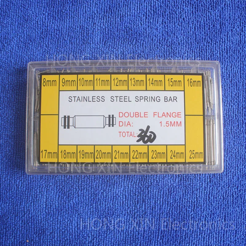 360pcs 8-25mm Watch Band Spring Bars Strap Link Pins Repair Watchmaker Link Pins Remove Toolsworldwise Top Quality
360pcs 8-25mm Watch Band Spring Bars Strap Link Pins Repair Watchmaker Link Pins Remove Toolsworldwise Top Quality