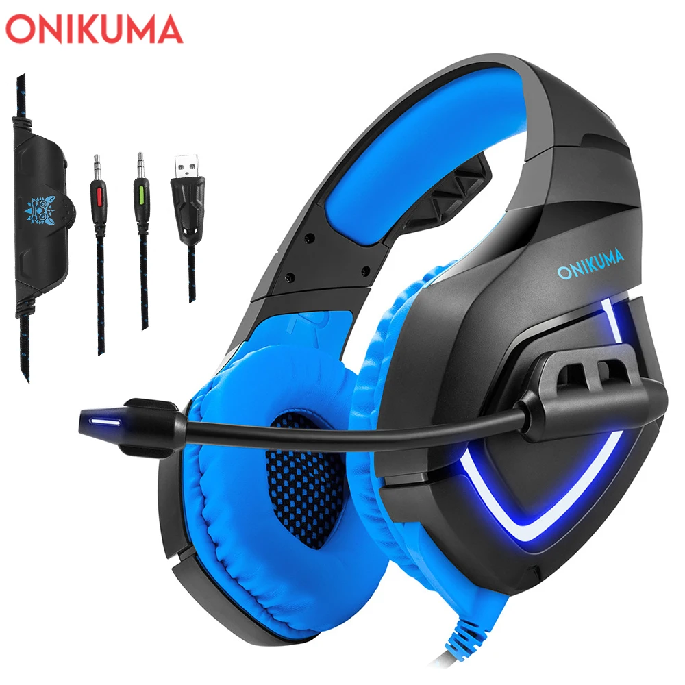Игровая гарнитура ONIKUMA, USB, со светодиодной подсветкой, разъем 3,5 мм, для PS4, XBOX One, со всенаправленным микрофоном, регулятор громкости для ПК
Игровая гарнитура ONIKUMA, USB, со светодиодной подсветкой, разъем 3,5 мм, для PS4, XBOX One, со всенаправленным микрофоном, регулятор громкости для ПК