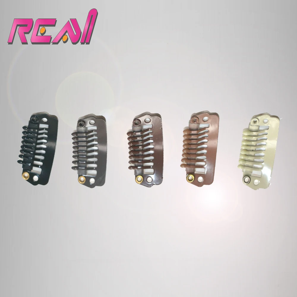 20pcs/pack Wig Clips With Silicone Stainless Steel Hair Snap Clips for Clip In Hair Extensions Wigs Weft, 5 Colors Optional
20pcs/pack Wig Clips With Silicone Stainless Steel Hair Snap Clips for Clip In Hair Extensions Wigs Weft, 5 Colors Optional