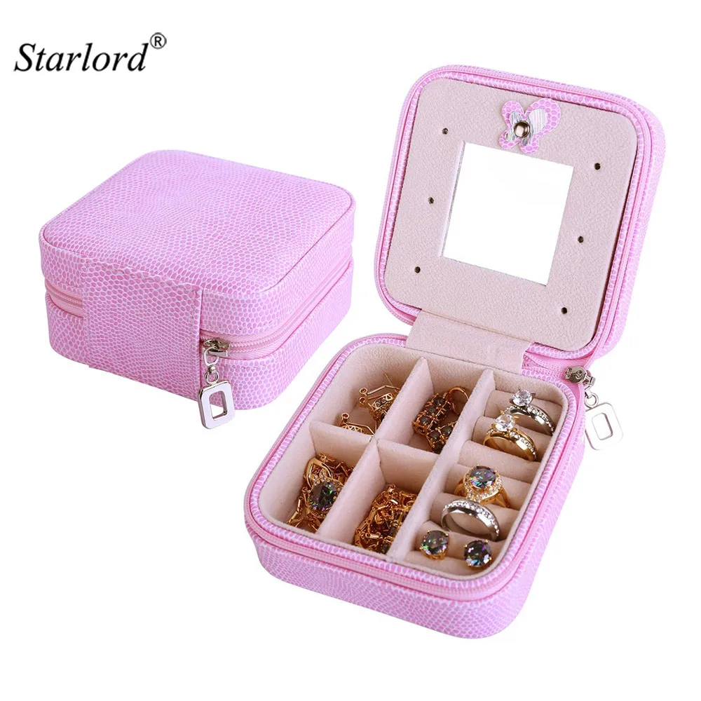 Starlord Small Faux Leather Travel Jewelry Box Red/Pink Organizer Display Storage Case for Rings Earring Necklace OB102
Starlord Small Faux Leather Travel Jewelry Box Red/Pink Organizer Display Storage Case for Rings Earring Necklace OB102