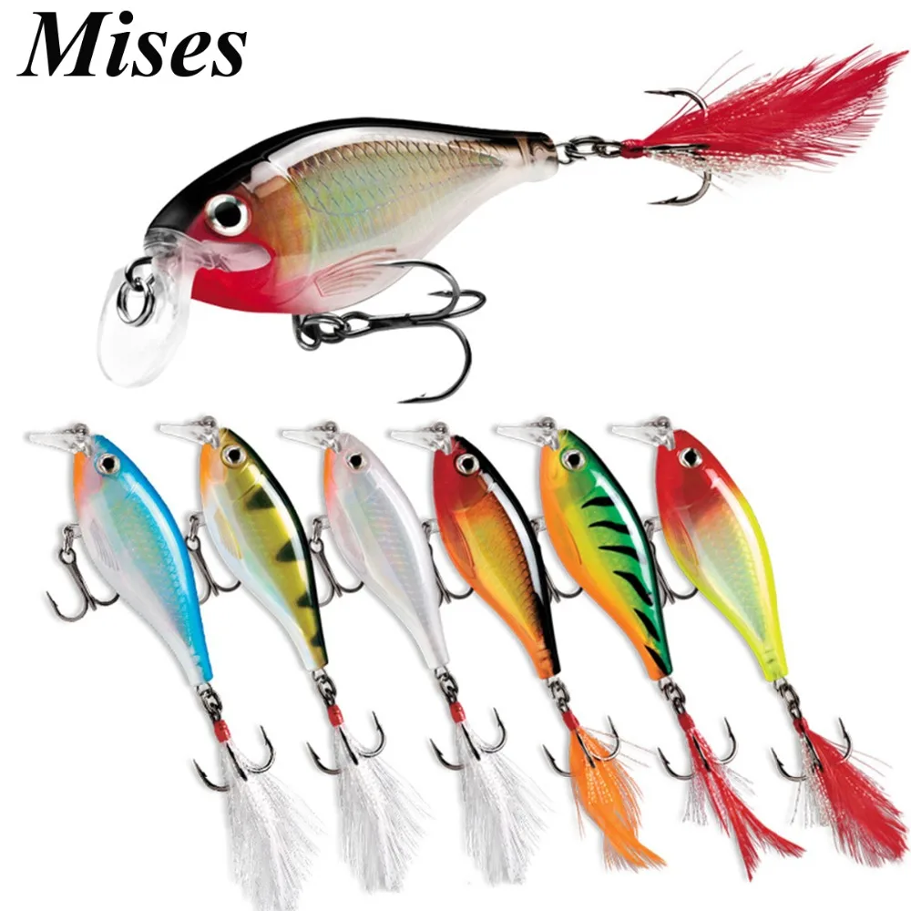 Mises 9 см 13 г десять цветов Тонущая Bionic Minnow приманка для морской рыбалки