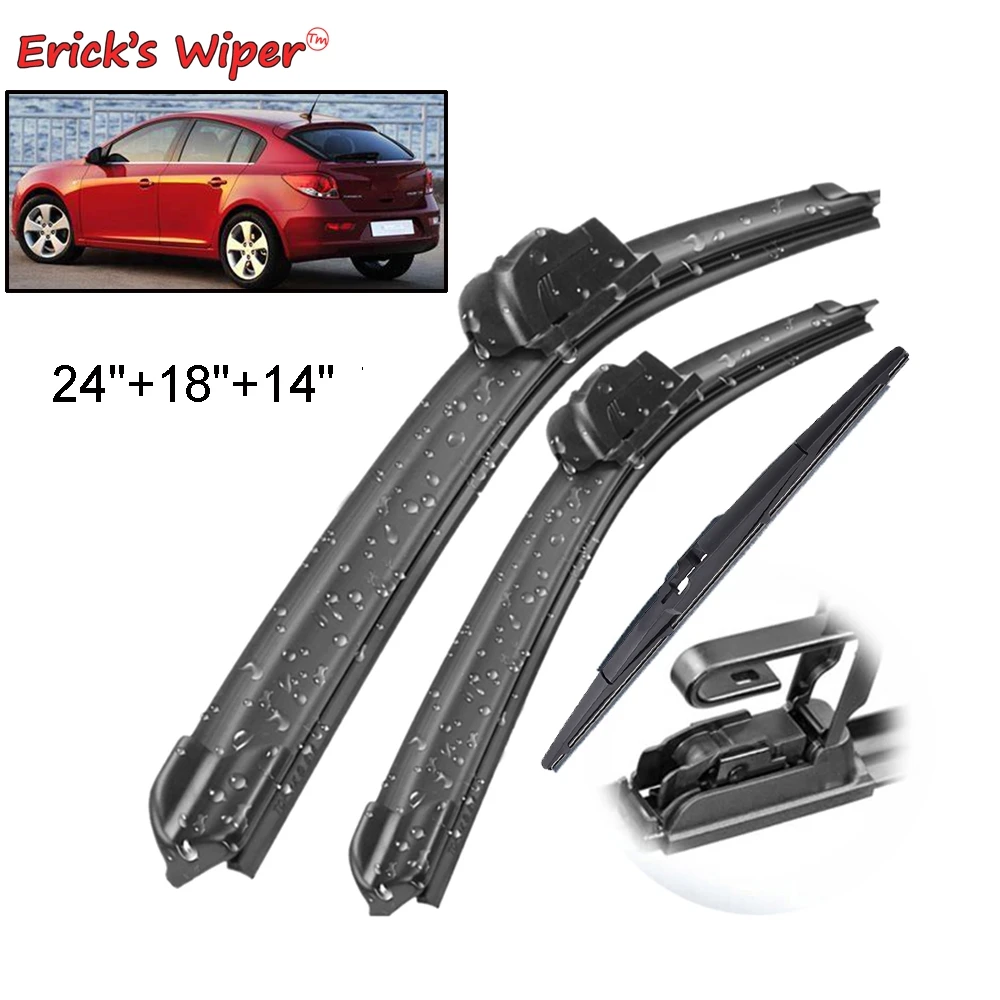 Набор стеклоочистителей Erick's для Chevrolet Cruze Hatchback MK1 2008-2014, 24/18/14 дюймов
Набор стеклоочистителей Erick's для Chevrolet Cruze Hatchback MK1 2008-2014, 24/18/14 дюймов