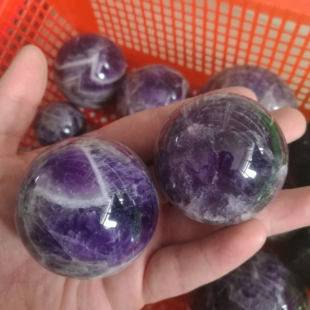 natural stone dream amethyst polished quartz crystal sphere ball reiki healing home decoration for sale 1pcs
natural stone dream amethyst polished quartz crystal sphere ball reiki healing home decoration for sale 1pcs