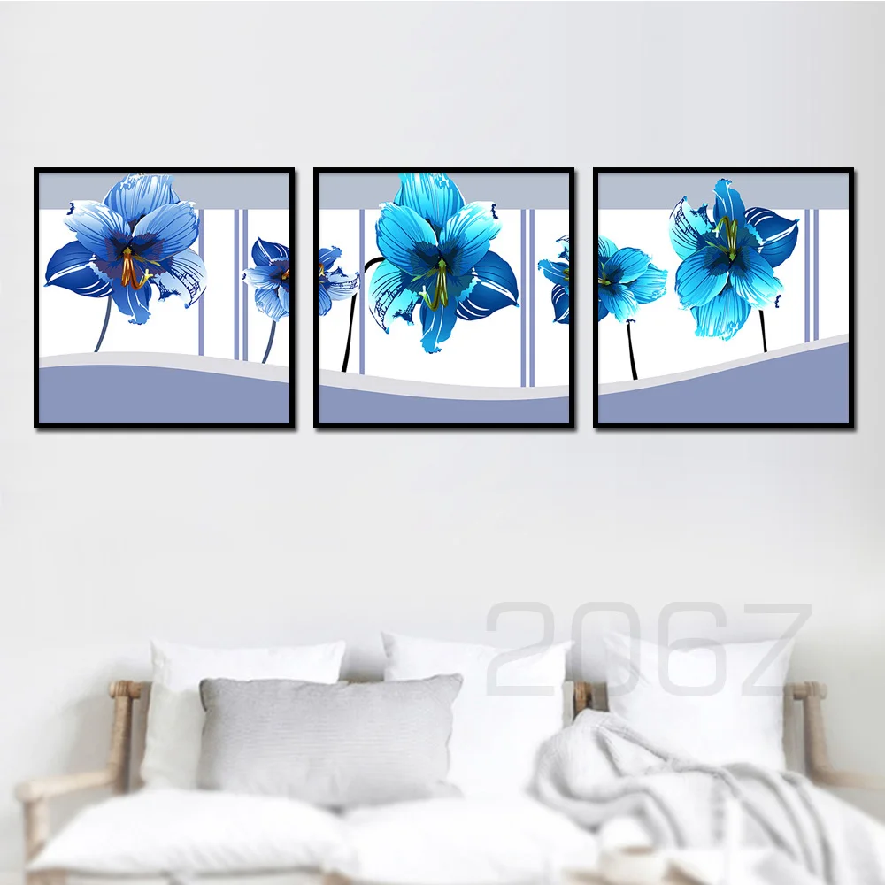 Modern Blue Flower Minimalist Wall Art Canvas Paintings Nordic Posters And Prints Wall Pictures For Living Room Bedroom Decor
Modern Blue Flower Minimalist Wall Art Canvas Paintings Nordic Posters And Prints Wall Pictures For Living Room Bedroom Decor
