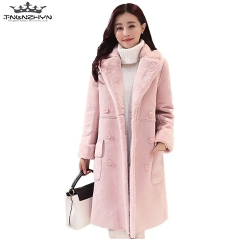 tnlnzhyn 2019 New Winter Women Coats Thick Suede Lambs Wool Coat Female Warm Cotton Jacket Fashion Slim Parkas Y547
tnlnzhyn 2019 New Winter Women Coats Thick Suede Lambs Wool Coat Female Warm Cotton Jacket Fashion Slim Parkas Y547