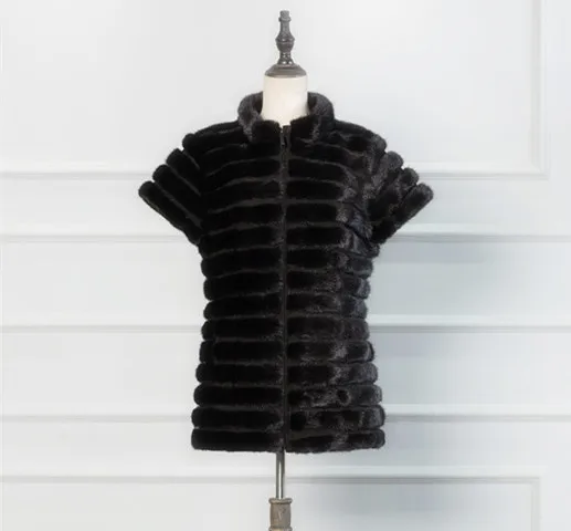 Fashion Women real Fur Vest Mink Fur Vests Full Pelt Winter Mink Fur Gilets New Sleeveless Mink Fur Jackets For Female
Fashion Women real Fur Vest Mink Fur Vests Full Pelt Winter Mink Fur Gilets New Sleeveless Mink Fur Jackets For Female
