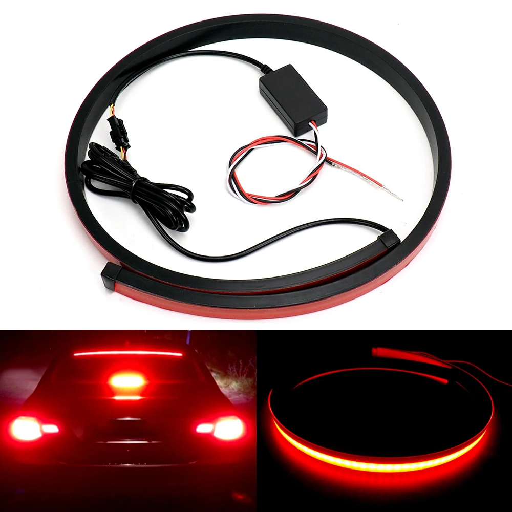 Universal Flexible Car Rear Tail Braking SMD LED Car Signal Light Red Warning Brake Lamp Auto Soft Daytime Running Lighting
Universal Flexible Car Rear Tail Braking SMD LED Car Signal Light Red Warning Brake Lamp Auto Soft Daytime Running Lighting