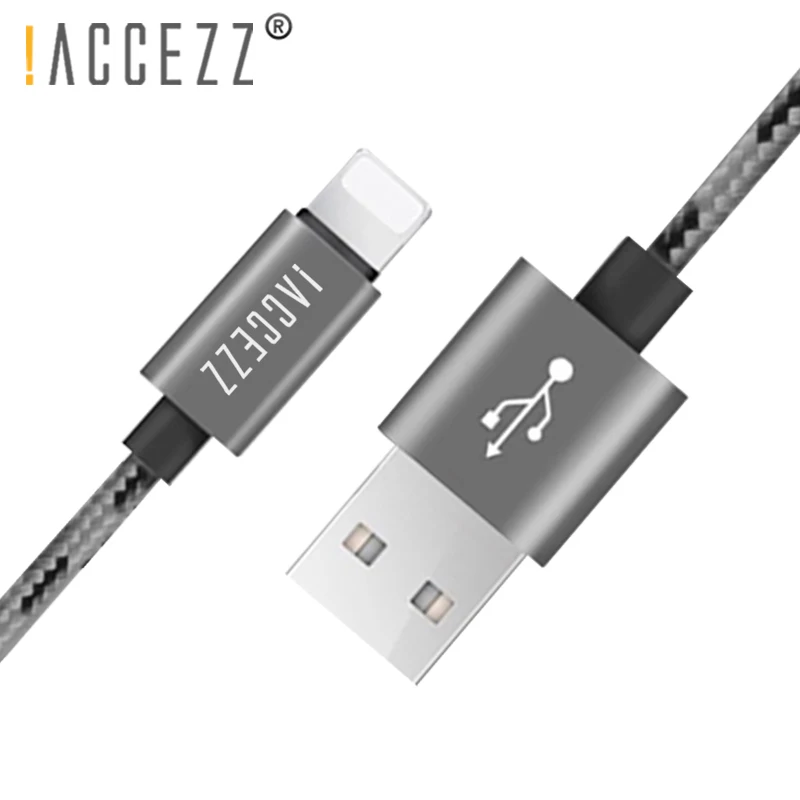 ! ACCEZZ Кабель зарядного устройства для iPhone XS MAX XR X 7 6 8 5S Plus pin Быстрая зарядка USB