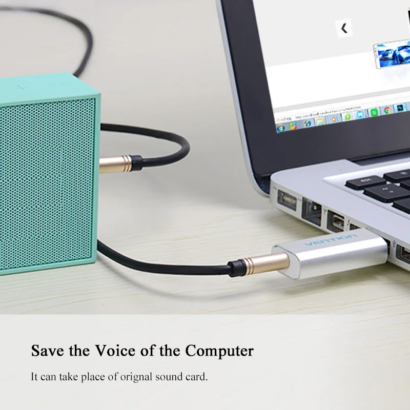 Vention USB на 3 5 мм звуковая карта Микрофон Динамик 3D внешние звуковые карты адаптер
