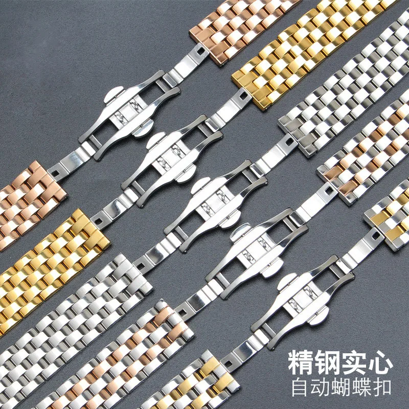 18mm19mm 20mm 21mm 22mm 23mm New Butterfly buckle Watchband polishing solid stainless steel strap
18mm19mm 20mm 21mm 22mm 23mm New Butterfly buckle Watchband polishing solid stainless steel strap