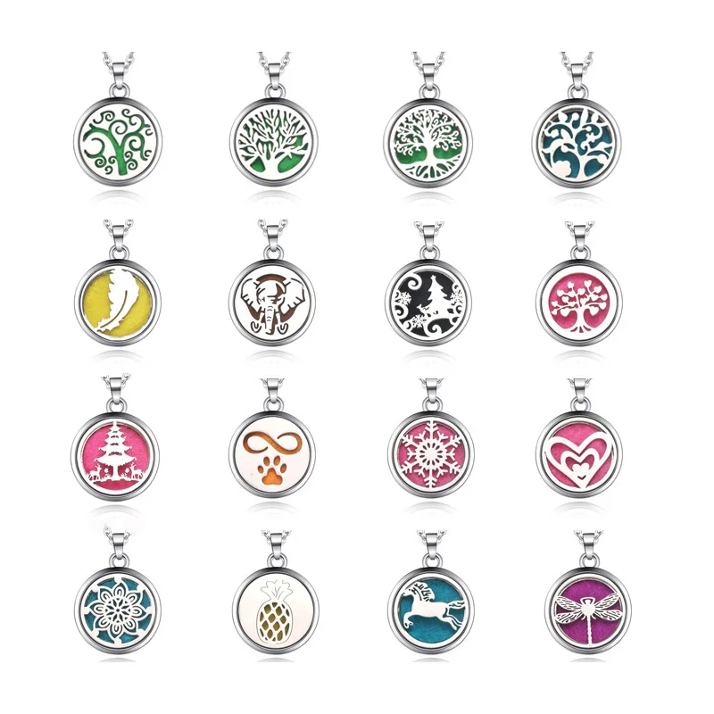 2019 New Aromatherapy jewelry 28 Design Locket Tree of Life Essential Oils Aroma Diffuser Perfume Pendant Necklace women men
2019 New Aromatherapy jewelry 28 Design Locket Tree of Life Essential Oils Aroma Diffuser Perfume Pendant Necklace women men