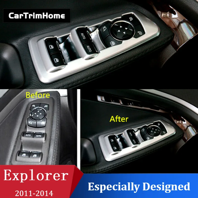 Внутренняя отделка для Ford Explorer Accessories 2011 2012 2013 2014 Стайлинг автомобиля