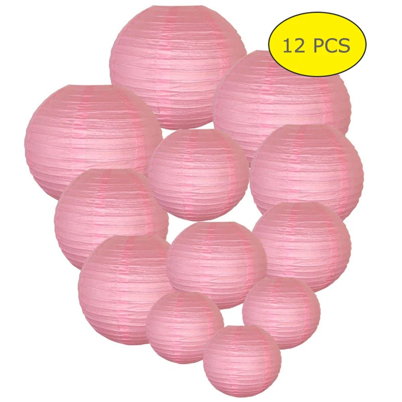 12 Pcs Per Lot Pink Paper Lantern Assorted Sizes lanterne papier lampion Wedding Christmas Babyshower Diy Hanging Decor Favor
12 Pcs Per Lot Pink Paper Lantern Assorted Sizes lanterne papier lampion Wedding Christmas Babyshower Diy Hanging Decor Favor