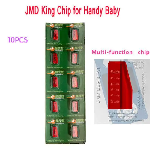 KEYECU 10X Original JMD King Chip for Handy Baby Used As 46 / 47 / 48 / 4C /4D / G Chip
KEYECU 10X Original JMD King Chip for Handy Baby Used As 46 / 47 / 48 / 4C /4D / G Chip