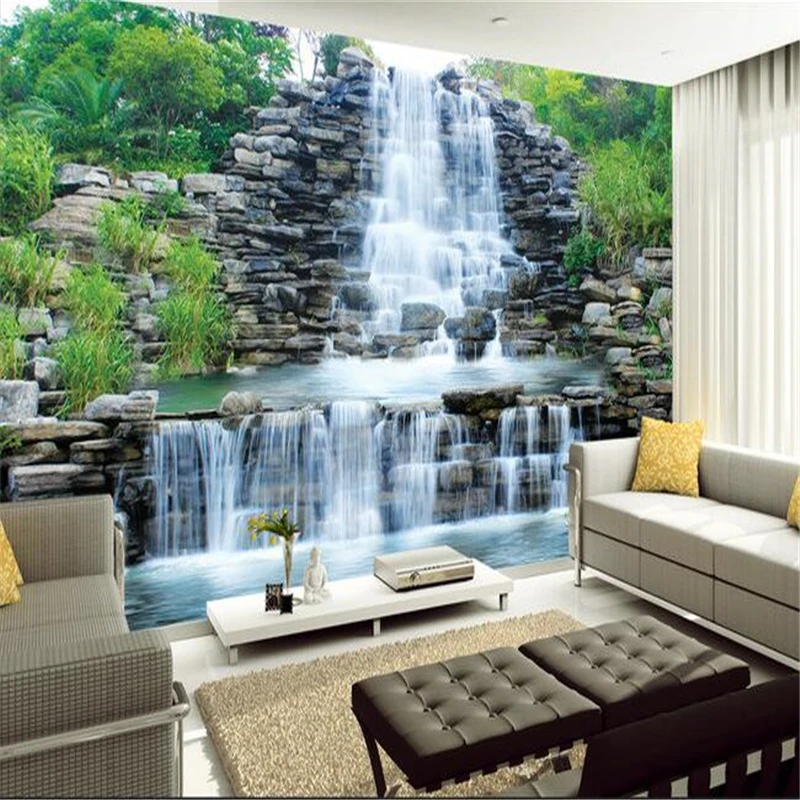beibehang custom mural non-woven wall stickers Water flowing waterfall background wall paintings wallpaper for walls 3 d
beibehang custom mural non-woven wall stickers Water flowing waterfall background wall paintings wallpaper for walls 3 d