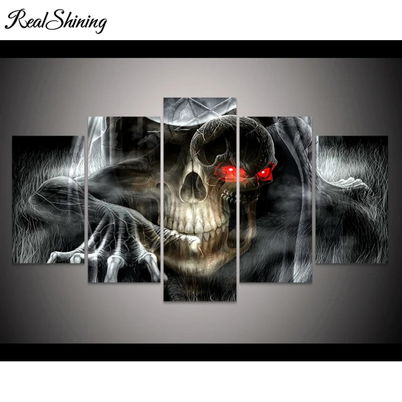 REALSHINING 5pcs 5d,Diy Diamond Painting Cross Stitch Skeleton Skulls Halloween Diamond Embroidery Full Square Mosaic Art FS2018
REALSHINING 5pcs 5d,Diy Diamond Painting Cross Stitch Skeleton Skulls Halloween Diamond Embroidery Full Square Mosaic Art FS2018