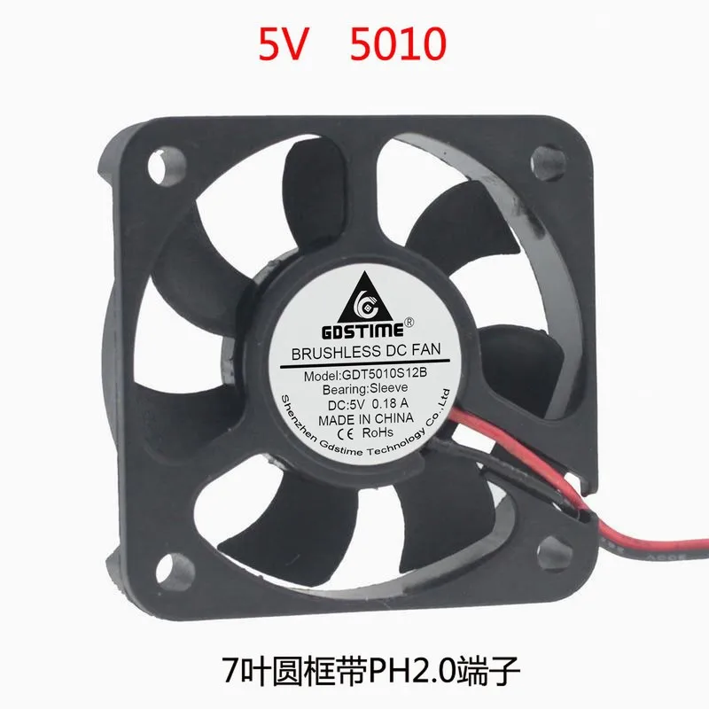 5cm cm cm Silent brushless power supply cooling fan Shenzhen shipping DC 5V 5010 50mm
5cm cm cm Silent brushless power supply cooling fan Shenzhen shipping DC 5V 5010 50mm