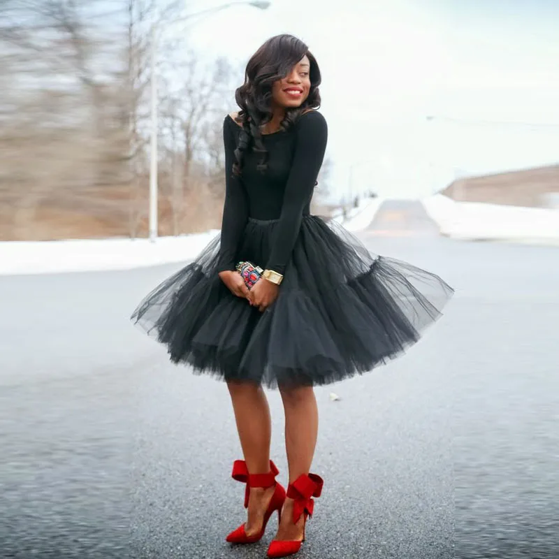 Hippie Style Black Girl Tulle Skirt Vintage Elastic Waist Saia Faldas Women Ball Gown Midi Skirt Custom Made Any Color and Size
Hippie Style Black Girl Tulle Skirt Vintage Elastic Waist Saia Faldas Women Ball Gown Midi Skirt Custom Made Any Color and Size