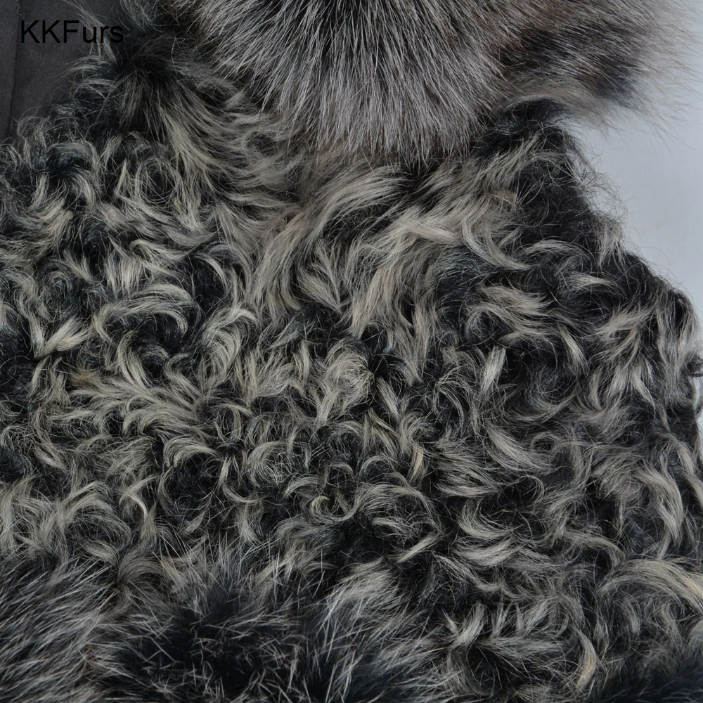JKKFURS Fashion Style Women Fur Vest Real Fox Fur & Mongolian Sheep Fur Warm Gilet Autumn Winter Retail / Wholesale S7260
JKKFURS Fashion Style Women Fur Vest Real Fox Fur & Mongolian Sheep Fur Warm Gilet Autumn Winter Retail / Wholesale S7260