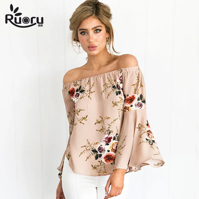 European Style Floral Slash Neck Off Shoulder Top Blouse Cold Shoulder Tops Bell Sleeve Mori Chiffon Blouse Feminine Shirts
European Style Floral Slash Neck Off Shoulder Top Blouse Cold Shoulder Tops Bell Sleeve Mori Chiffon Blouse Feminine Shirts