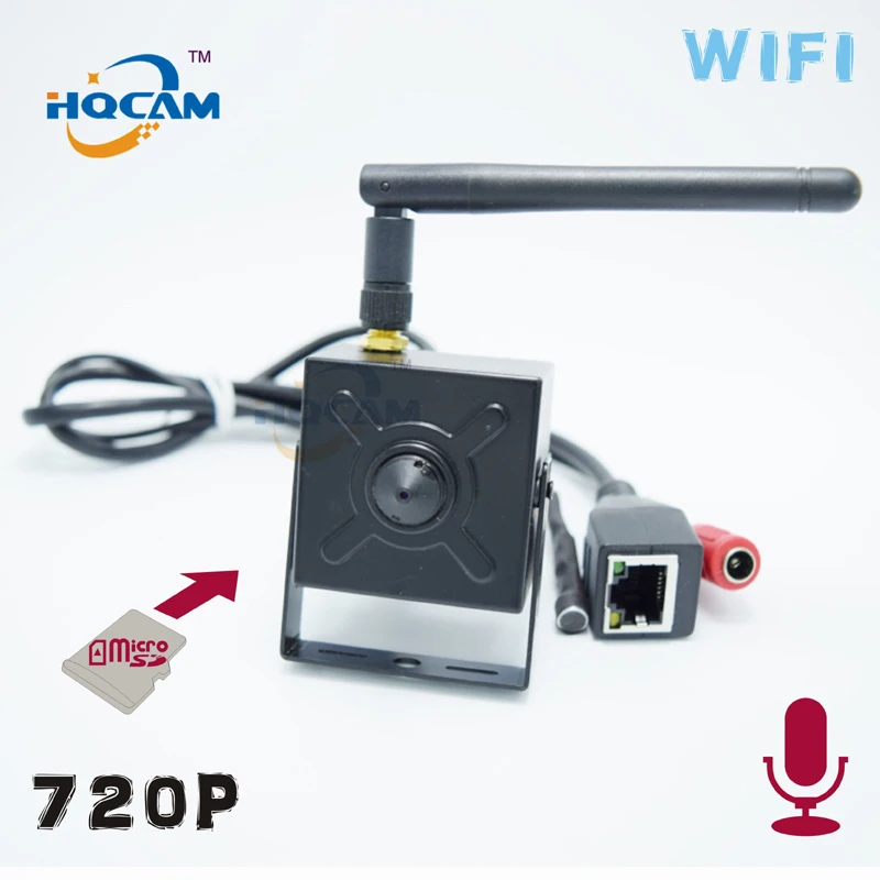 HQCAM TF SD card wireless 720P wifi P2P Mini IP Camera Security Cam wi-fi Indoor CCTV TF SD card camera External microphone
HQCAM TF SD card wireless 720P wifi P2P Mini IP Camera Security Cam wi-fi Indoor CCTV TF SD card camera External microphone