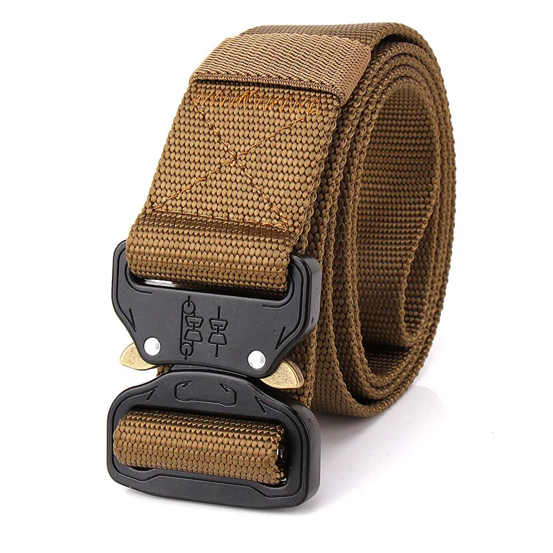 Nylon 3.8cm Men's Canvas Belt Metal Insert Buckle Military Nylon Training Belt Army Tactical Belts for Men High quality strap
Nylon 3.8cm Men's Canvas Belt Metal Insert Buckle Military Nylon Training Belt Army Tactical Belts for Men High quality strap