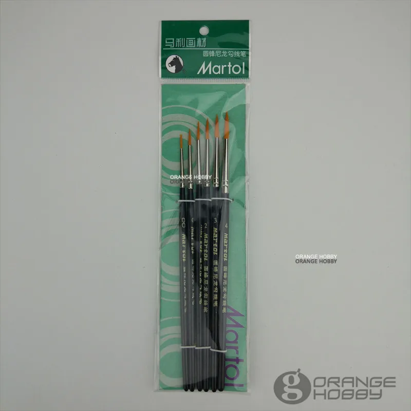 Maries-Martol G1206 Modeling Point Round Brush 5Pcs/Set Model Hobby Painting Tools Accessory
Maries-Martol G1206 Modeling Point Round Brush 5Pcs/Set Model Hobby Painting Tools Accessory