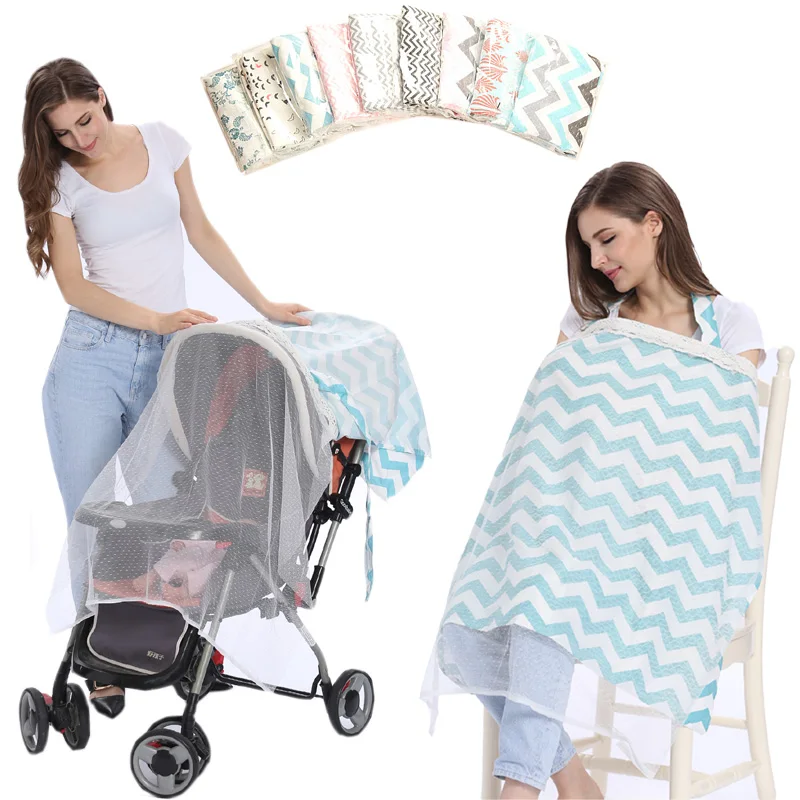 Mosquito Net for Baby Stroller Nursing Cover Multifunctional Breastfeeding Cover Newborn Baby Nurse Cape Nursing Cloth 2 layers
Mosquito Net for Baby Stroller Nursing Cover Multifunctional Breastfeeding Cover Newborn Baby Nurse Cape Nursing Cloth 2 layers