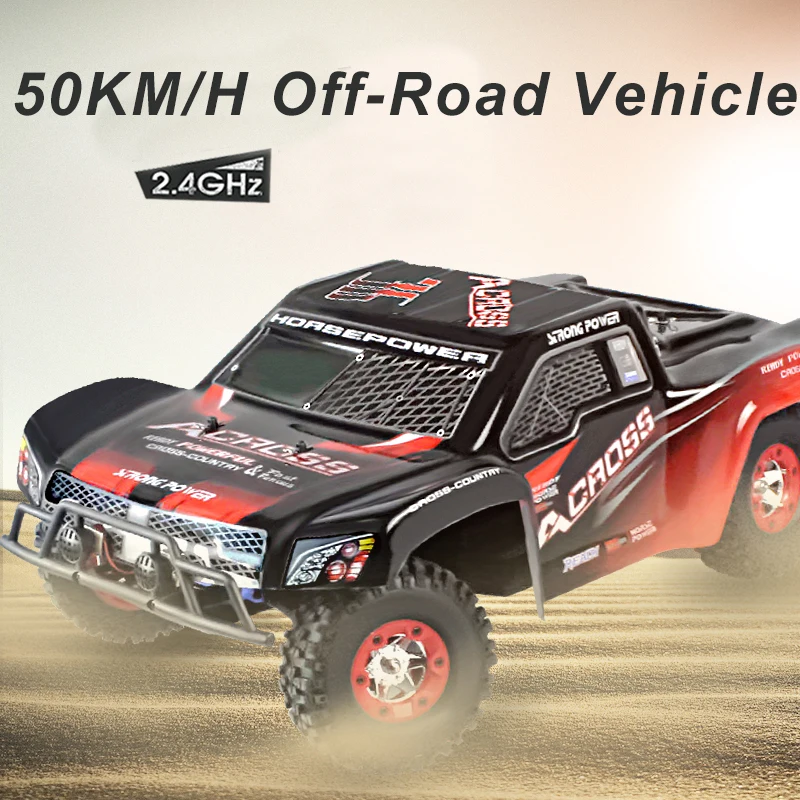 Wltoys 12423 RC Car 1:12 Scale 2.4G 4WD High Speed 50KM/H Remote Control Car Radio Control RC Drift Car Waterproof Coche RC
Wltoys 12423 RC Car 1:12 Scale 2.4G 4WD High Speed 50KM/H Remote Control Car Radio Control RC Drift Car Waterproof Coche RC