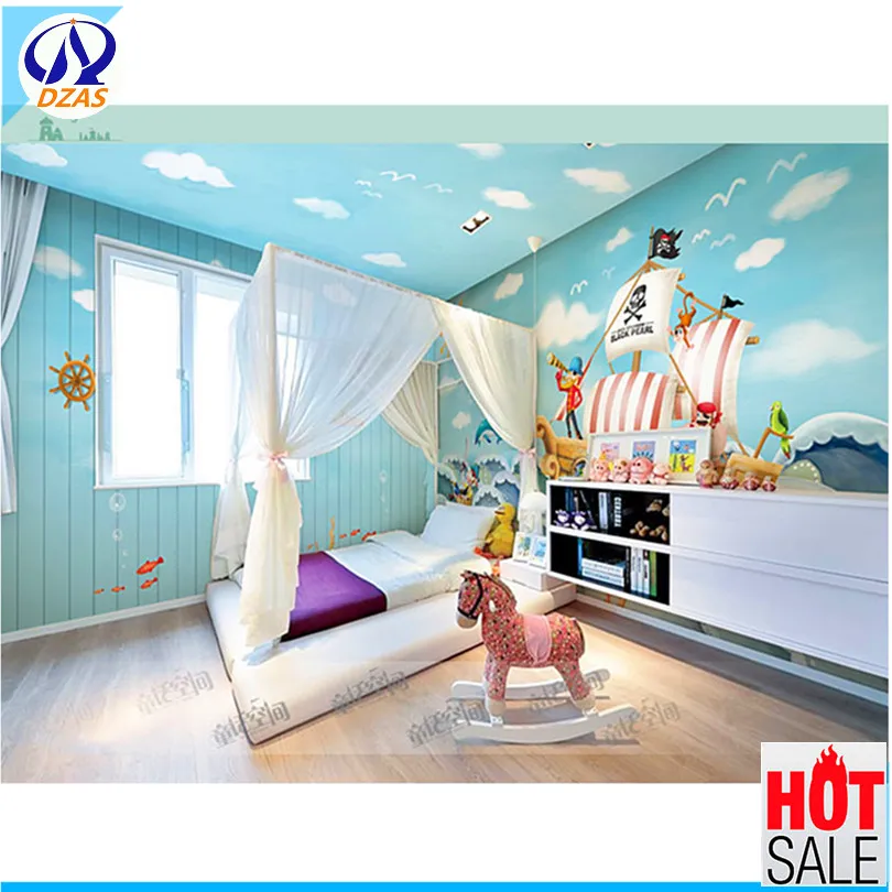 2018 3D children room wallpaper Boy room bedroom background wall wallpaper Jack Pirate ship AS-CX cartoon sailing mural
2018 3D children room wallpaper Boy room bedroom background wall wallpaper Jack Pirate ship AS-CX cartoon sailing mural