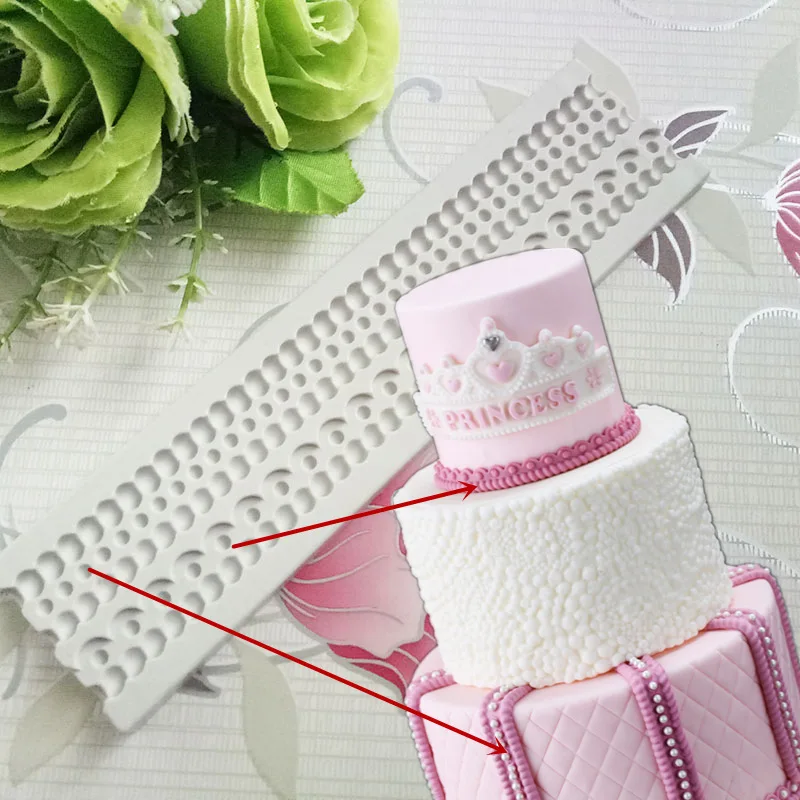 Hemp Rope Pearl Fondant Cake Decorating Tools Wedding Cake Border Silicone Mold Sugar Paste Candy Chocolate Molds K270
Hemp Rope Pearl Fondant Cake Decorating Tools Wedding Cake Border Silicone Mold Sugar Paste Candy Chocolate Molds K270