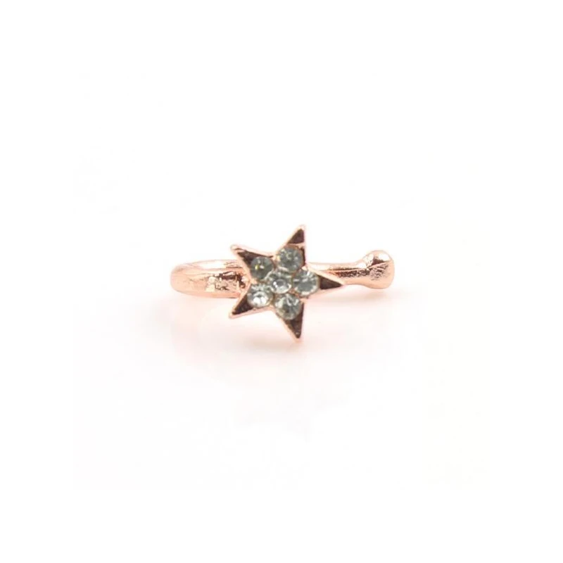 Кольцо для пирсинга носа из нержавеющей стали круглой формы 1 шт.|body jewelry|nose ringpiercing