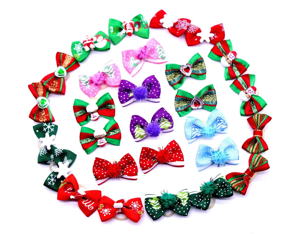 Hot Sales 50pcs/ lot dog bows Mix Christmas Designs dog hair bows for holidays pet dog hair accessories pet grooming products
Hot Sales 50pcs/ lot dog bows Mix Christmas Designs dog hair bows for holidays pet dog hair accessories pet grooming products