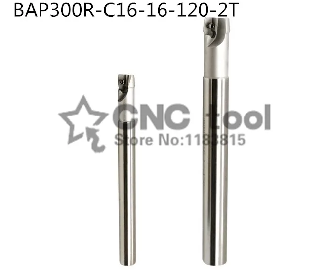 BAP300R C16-16-120-2T,Right angle 90 degree milling cutter arbor Fraise en bout for APMT1135 carbide inserts 2 flute
BAP300R C16-16-120-2T,Right angle 90 degree milling cutter arbor Fraise en bout for APMT1135 carbide inserts 2 flute