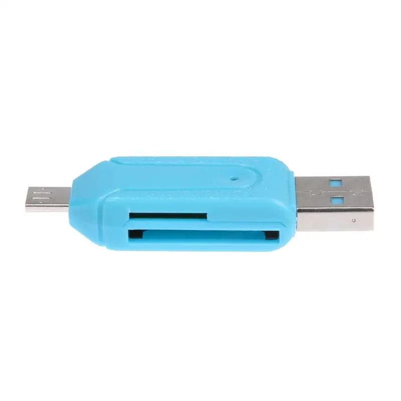 2-in-1 USB OTG Card Reader Micro USB OTG TF/SD Card Reader Computer Phone Extension Headers Flash Drive Adapter For Smartphone
2-in-1 USB OTG Card Reader Micro USB OTG TF/SD Card Reader Computer Phone Extension Headers Flash Drive Adapter For Smartphone