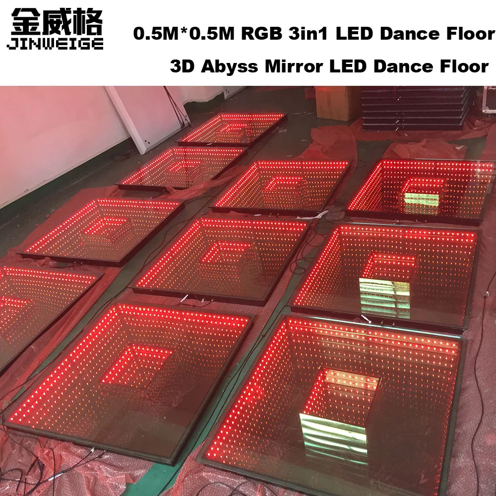 0.5Mx0.5M RGB 3in1 3D Abyss Timetunnel Effect Tempered Glass Led Dance Floor Dancing Panels Tiles Party Decoration Light
0.5Mx0.5M RGB 3in1 3D Abyss Timetunnel Effect Tempered Glass Led Dance Floor Dancing Panels Tiles Party Decoration Light