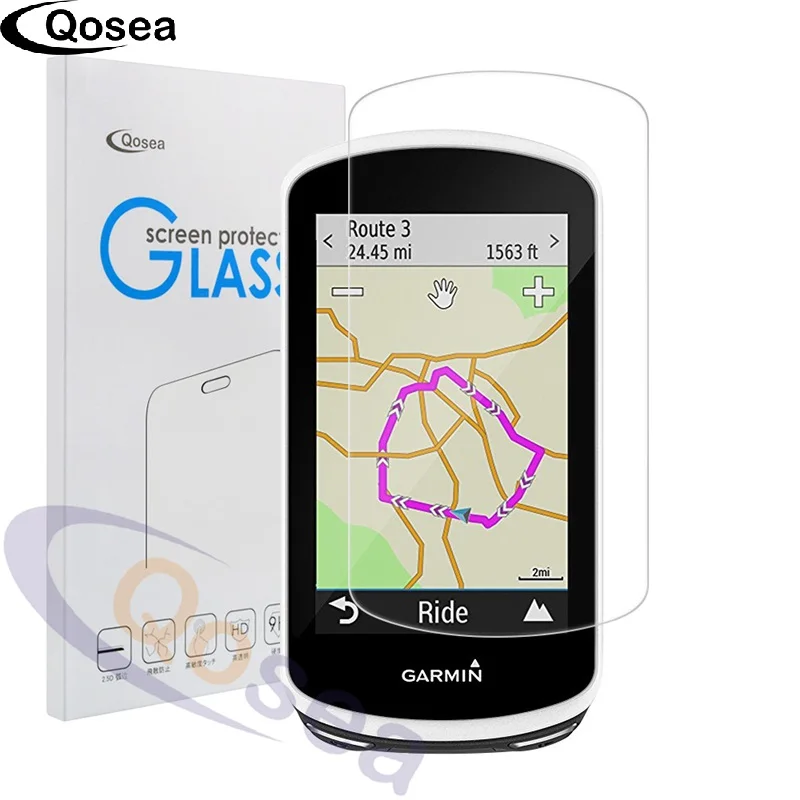 Закаленное стекло Qosea для Garmin Edge 1030 защита экрана 9 H Ультра прозрачная защитная