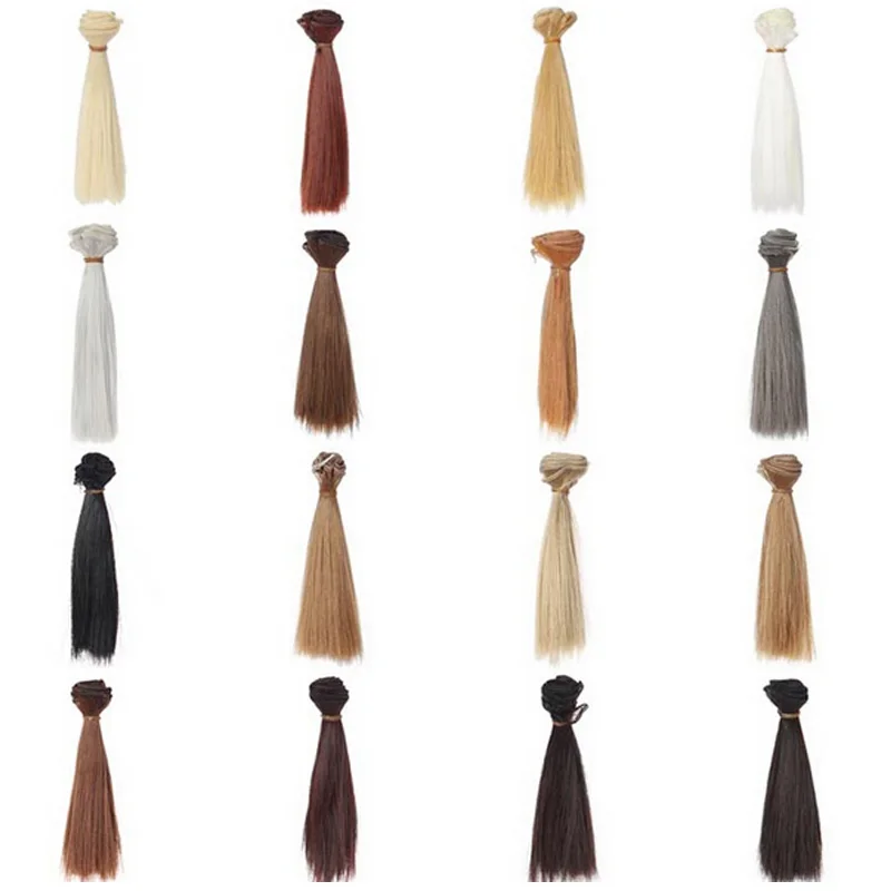 50PCS/LOT Wholesale Straight Synthetic Hair Wig Dolls DIY Handmade BJD Doll Hair 15CM
50PCS/LOT Wholesale Straight Synthetic Hair Wig Dolls DIY Handmade BJD Doll Hair 15CM