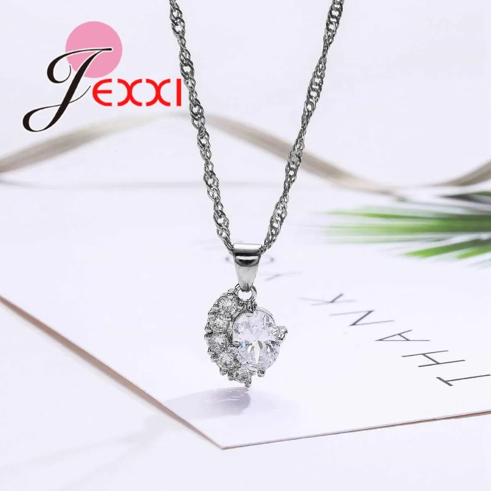 Luxury Big Oval Austria Crystal Drop Earrings&Pendant Necklace Jewelry Sets Women High Quality 925 Sterling Silver Bijoux
Luxury Big Oval Austria Crystal Drop Earrings&Pendant Necklace Jewelry Sets Women High Quality 925 Sterling Silver Bijoux