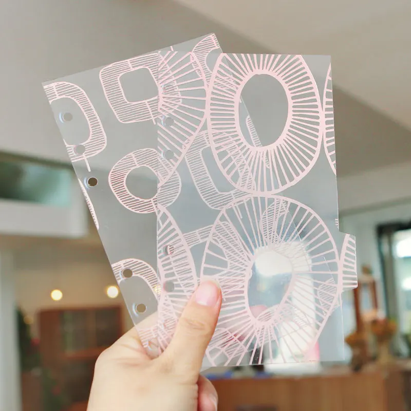 5 Sheets/Pack A5/A6 PVC Sheet Planner Dividers for Spiral Notebook Organizer Accessories Inner Page Binder
5 Sheets/Pack A5/A6 PVC Sheet Planner Dividers for Spiral Notebook Organizer Accessories Inner Page Binder