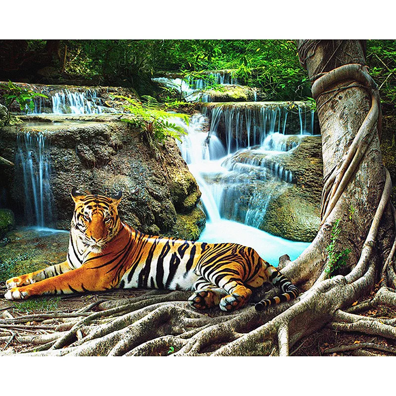 Full Square/Round Drill 5D DIY Diamond Painting "waterfall Tiger" 3D Scenery Embroidery Cross Stitch 5D Home Deco Christmas Gift
Full Square/Round Drill 5D DIY Diamond Painting "waterfall Tiger" 3D Scenery Embroidery Cross Stitch 5D Home Deco Christmas Gift