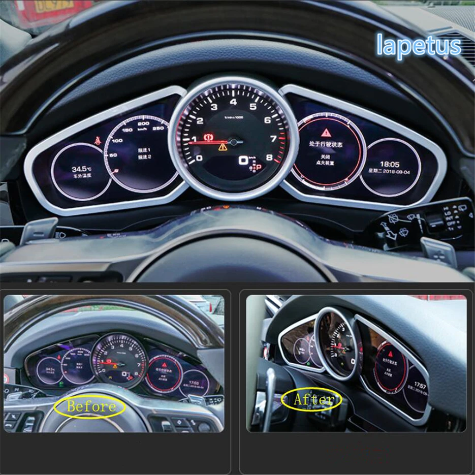 Lapetus Dashboard Instrument Display Decoration Frame Cover Trim 3 Piece Colorful Fit For Porsche Cayenne 2018 - 2021 ABS
Lapetus Dashboard Instrument Display Decoration Frame Cover Trim 3 Piece Colorful Fit For Porsche Cayenne 2018 - 2021 ABS