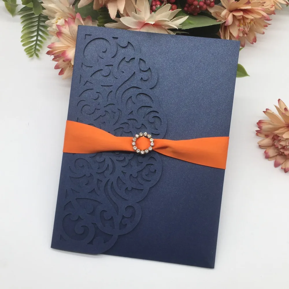 20pcs Laser Cut Wedding Invitations Card Pearl Birthday Party Invitation best wishes Card with handmade Ribbon Bowknot&Buckle
20pcs Laser Cut Wedding Invitations Card Pearl Birthday Party Invitation best wishes Card with handmade Ribbon Bowknot&Buckle