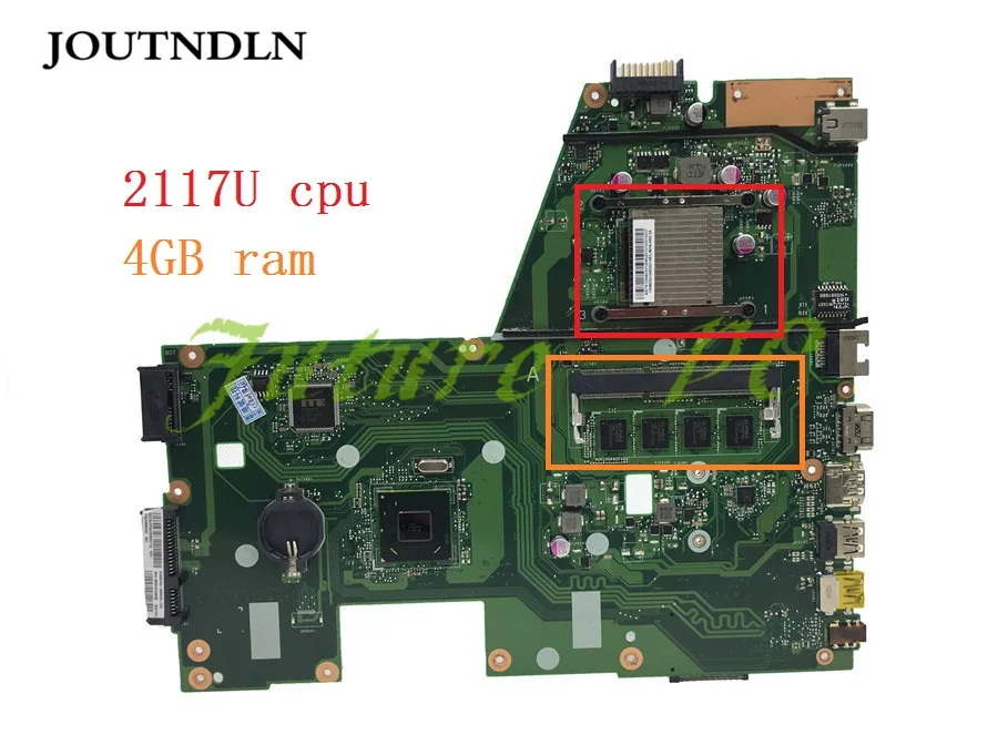 JOUTNDLN для ASUS X551CA X551C X551CAP материнская плата ноутбука 60NB0340 MB9030 w/ 2117U ЦП 4 Гб ОЗУ